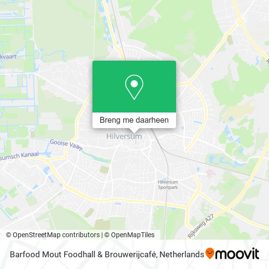 Barfood Mout Foodhall & Brouwerijcafé kaart