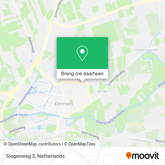 Slagenweg 3 kaart