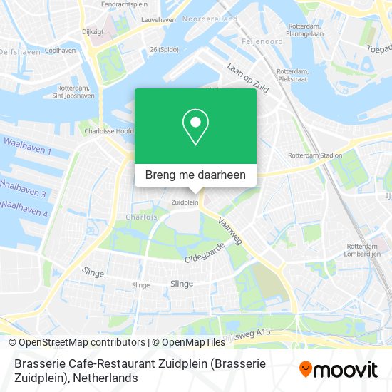Brasserie Cafe-Restaurant Zuidplein (Brasserie Zuidplein) kaart