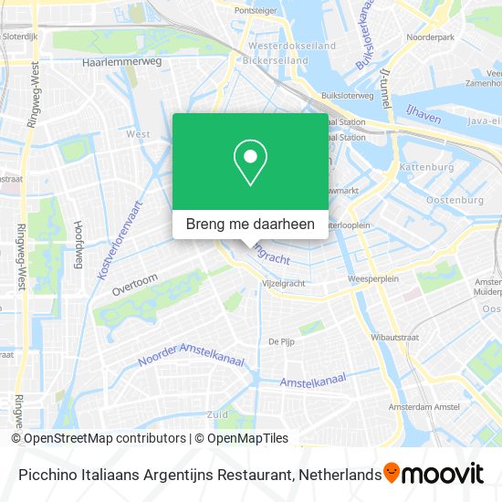 Picchino Italiaans Argentijns Restaurant kaart