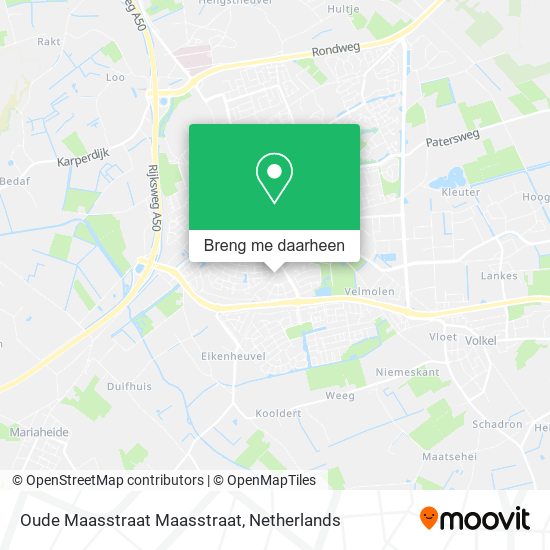 Oude Maasstraat Maasstraat kaart