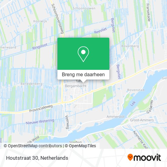 Houtstraat 30 kaart