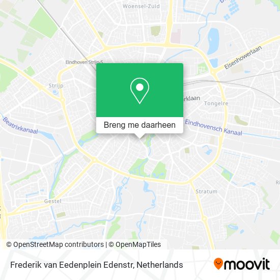 Frederik van Eedenplein Edenstr kaart