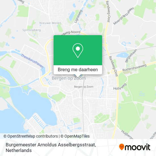 Burgemeester Arnoldus Asselbergsstraat kaart