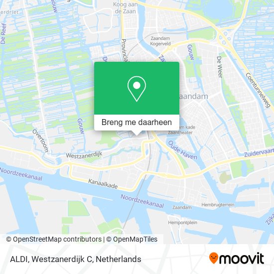 ALDI, Westzanerdijk C kaart