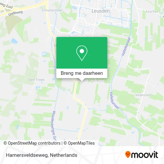 Hamersveldseweg kaart