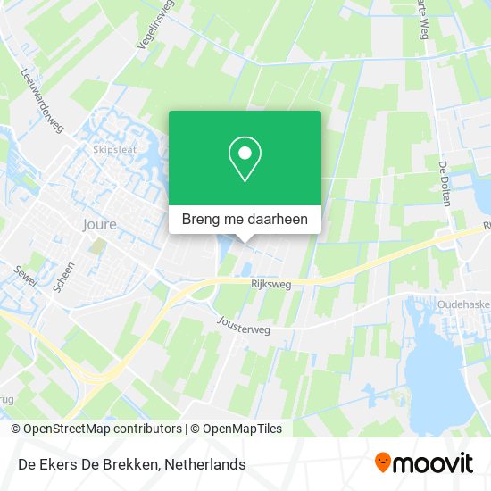 De Ekers De Brekken kaart