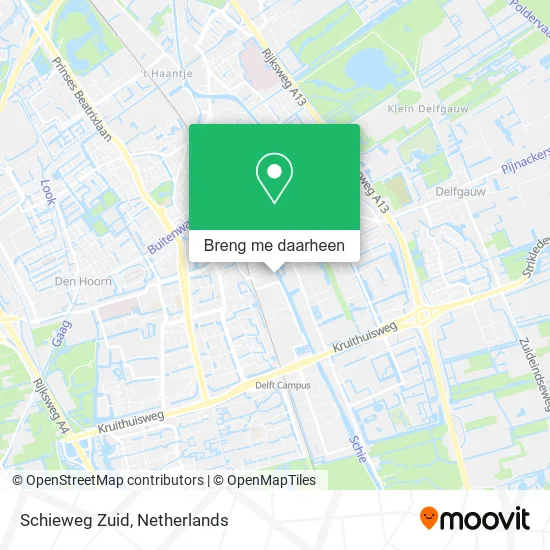 Schieweg Zuid kaart
