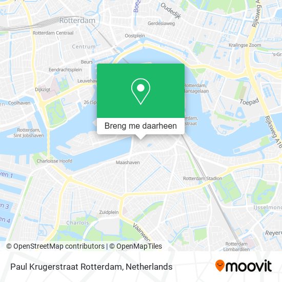 Paul Krugerstraat Rotterdam kaart