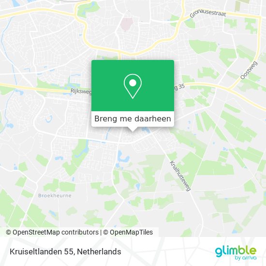 Kruiseltlanden 55 kaart