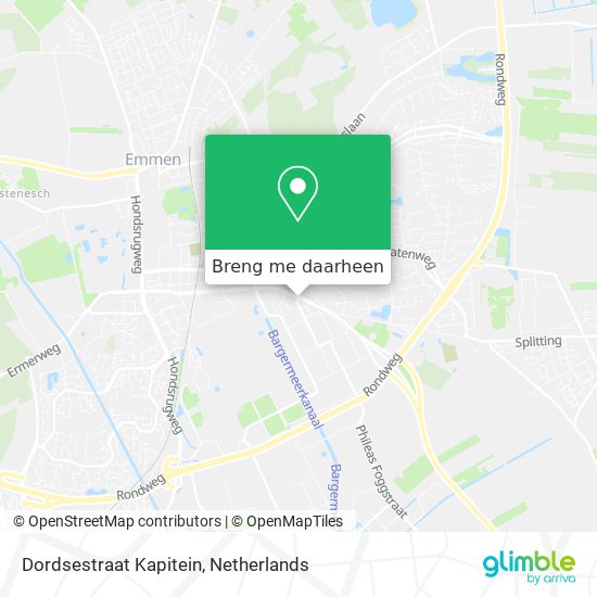 Dordsestraat Kapitein kaart