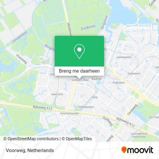 Voorweg kaart