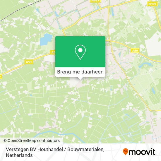 Verstegen BV Houthandel / Bouwmaterialen kaart