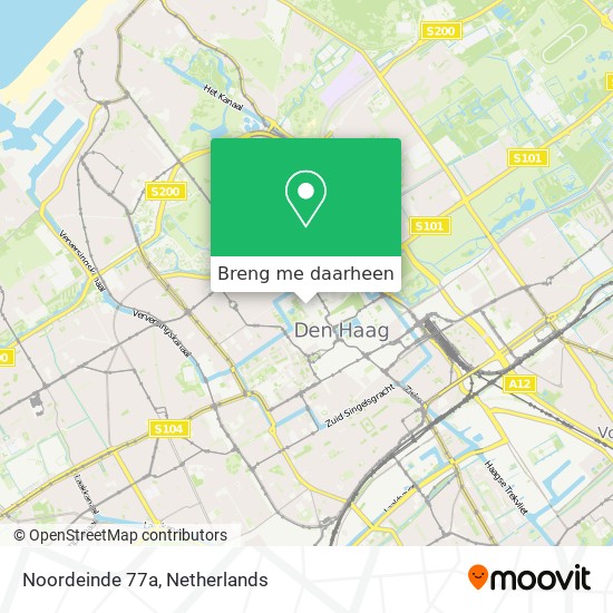 Noordeinde 77a kaart