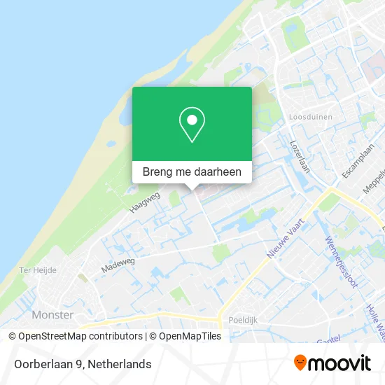 Oorberlaan 9 kaart