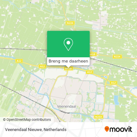 Veenendaal Nieuwe kaart