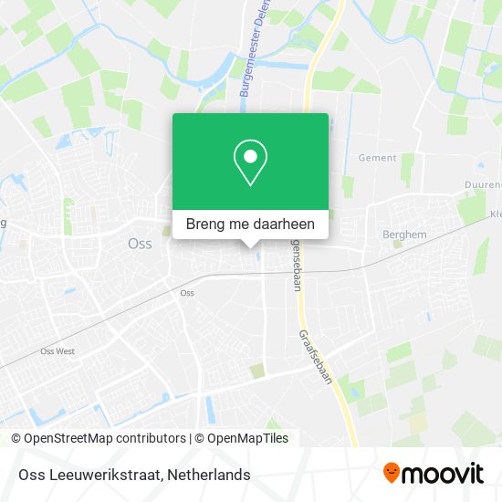 Oss Leeuwerikstraat kaart