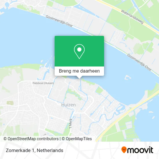 Zomerkade 1 kaart