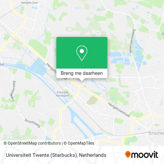 Universiteit Twente (Starbucks) kaart