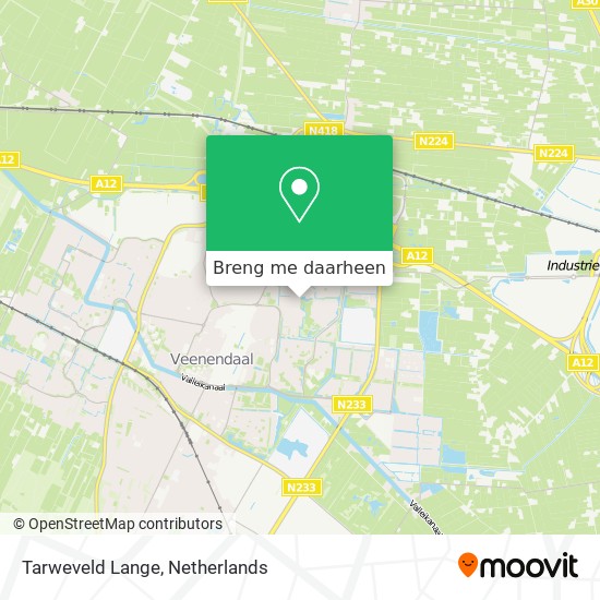 Tarweveld Lange kaart