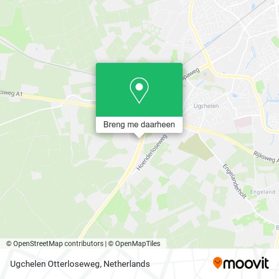 Ugchelen Otterloseweg kaart