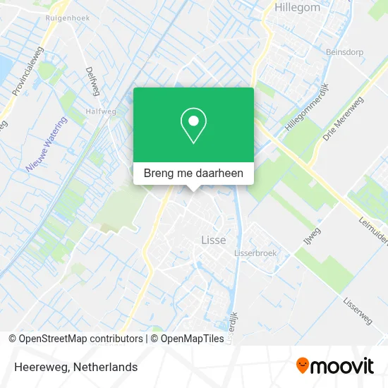Heereweg kaart
