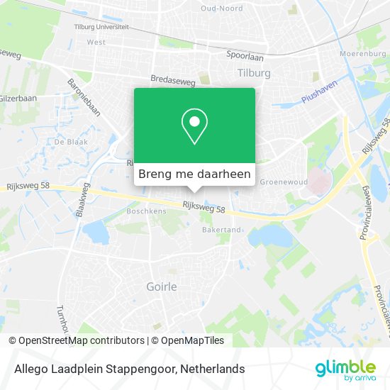 Allego Laadplein Stappengoor kaart