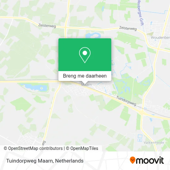 Tuindorpweg Maarn kaart
