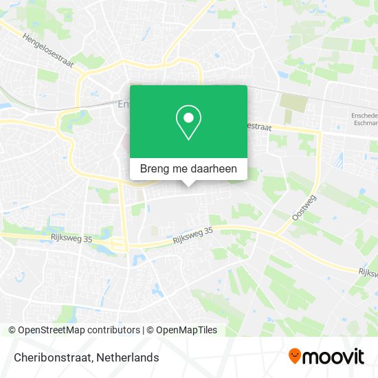 Cheribonstraat kaart
