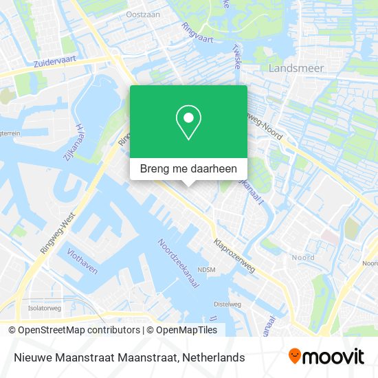 Nieuwe Maanstraat Maanstraat kaart