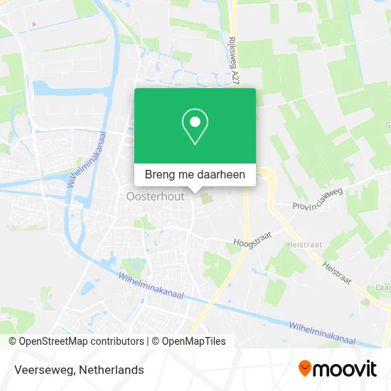 Veerseweg kaart