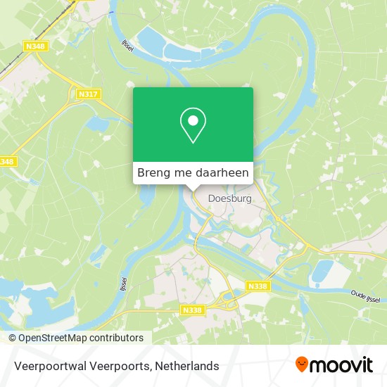 Veerpoortwal Veerpoorts kaart