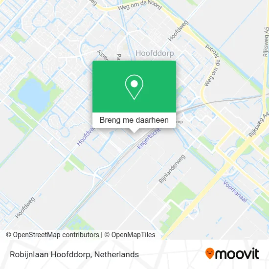 Robijnlaan Hoofddorp kaart