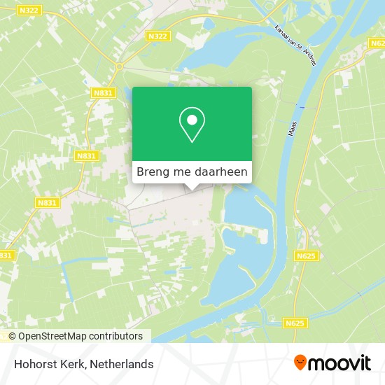 Hohorst Kerk kaart