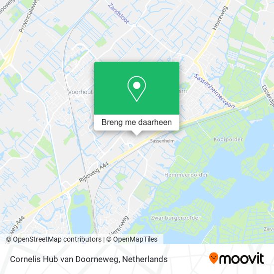 Cornelis Hub van Doorneweg kaart