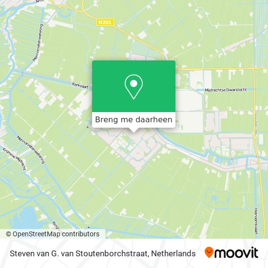 Steven van G. van Stoutenborchstraat kaart