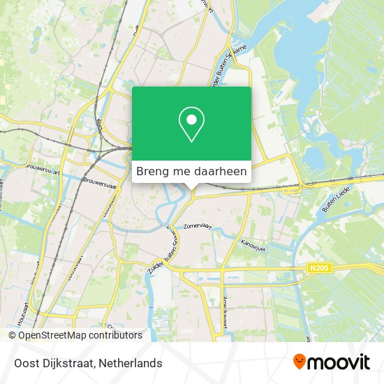 Oost Dijkstraat kaart