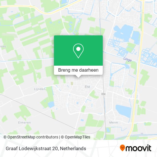 Graaf Lodewijkstraat 20 kaart