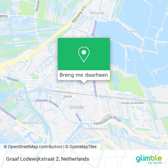 Graaf Lodewijkstraat 2 kaart