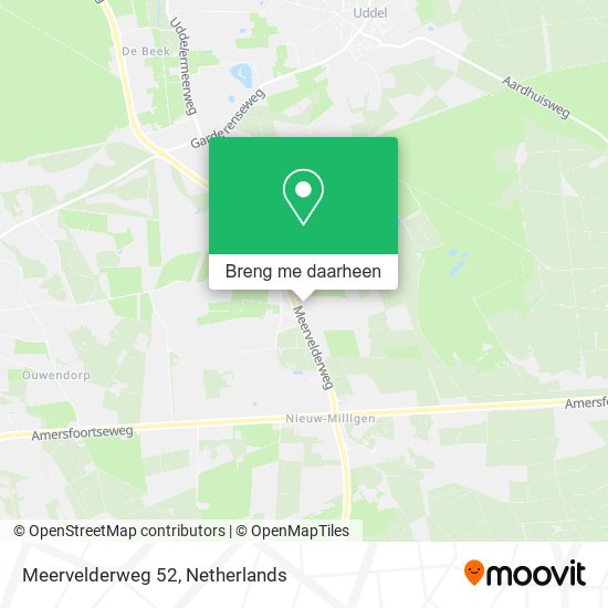 Meervelderweg 52 kaart