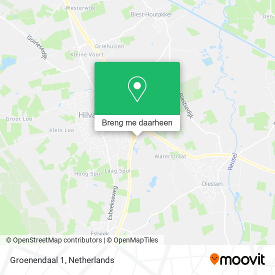 Groenendaal 1 kaart