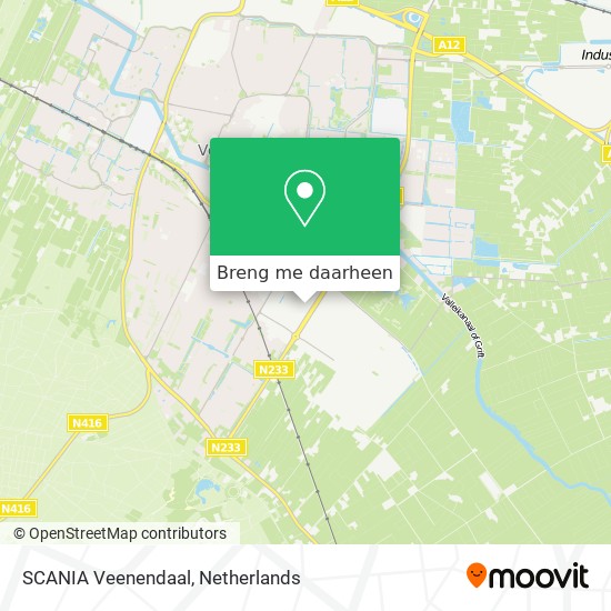 SCANIA Veenendaal kaart