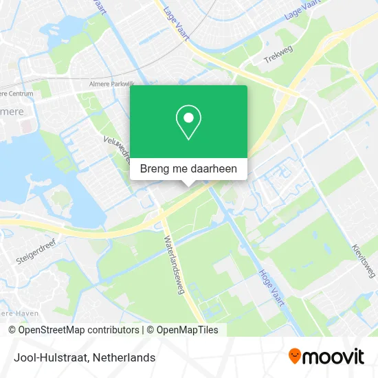 Jool-Hulstraat kaart