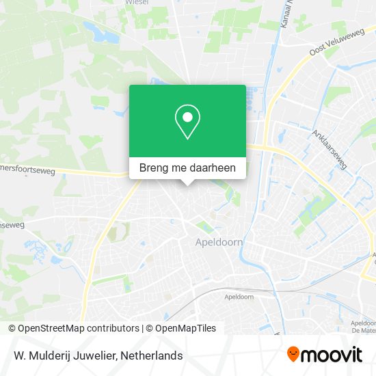 W. Mulderij Juwelier kaart