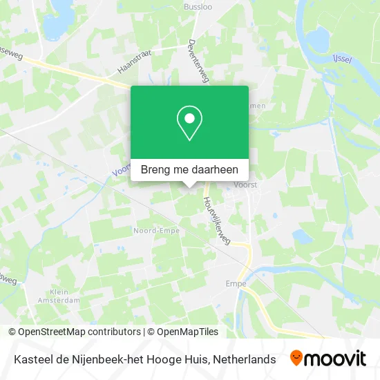 Kasteel de Nijenbeek-het Hooge Huis kaart