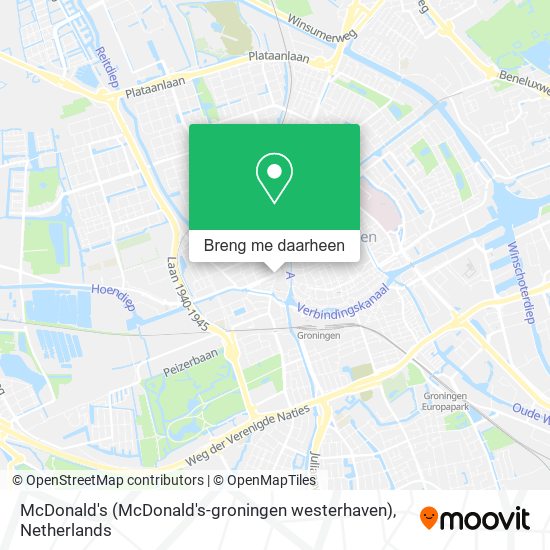 McDonald's (McDonald's-groningen westerhaven) kaart