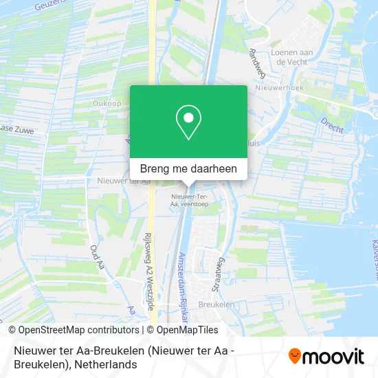 Nieuwer ter Aa-Breukelen kaart