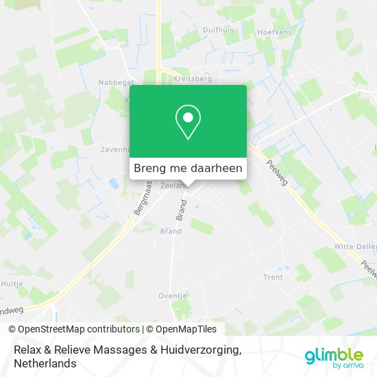 Relax & Relieve Massages & Huidverzorging kaart