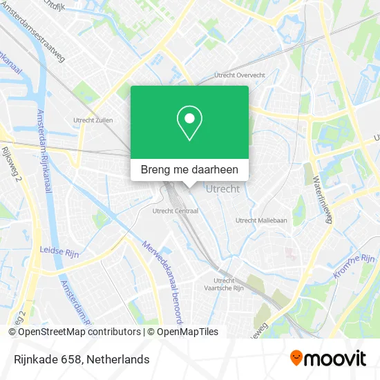 Rijnkade 658 kaart