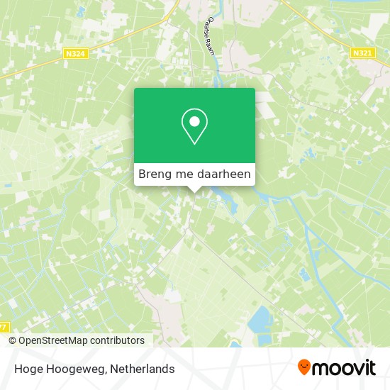 Hoge Hoogeweg kaart